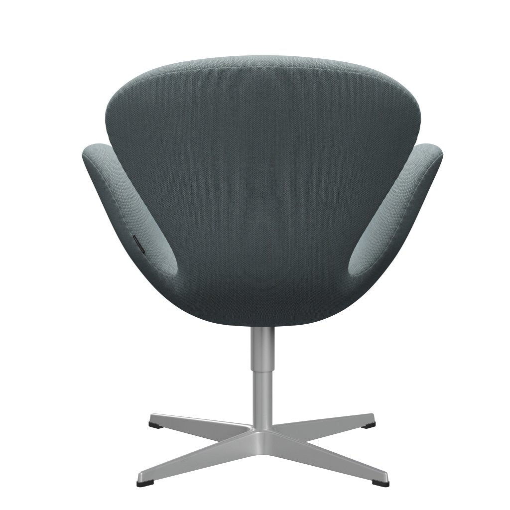 Fritz Hansen Swan Lounge Chair, Silver Grey/Fiord Green/Blue/Stone