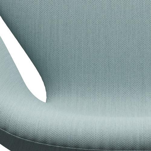 Fritz Hansen Swan Lounge Chair, Silver Grey/Fiord Light Blue/Stone