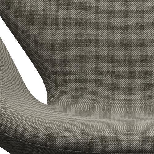 Fritz Hansen Swan Lounge Chair, Silver Grey/Hallingdal Beige