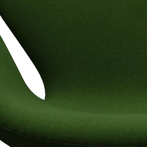 Fritz Hansen Swan Lounge Chair, Silver Grey/Hallingdal Grass Green