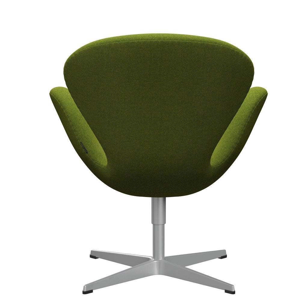 Fritz Hansen Swan Lounge Chair, Silver Grey/Hallingdal Green