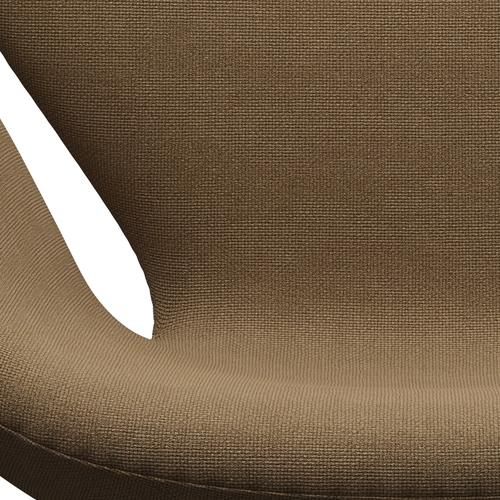Fritz Hansen Swan Lounge Chair, Silver Grey/Hallingdal Light Brown
