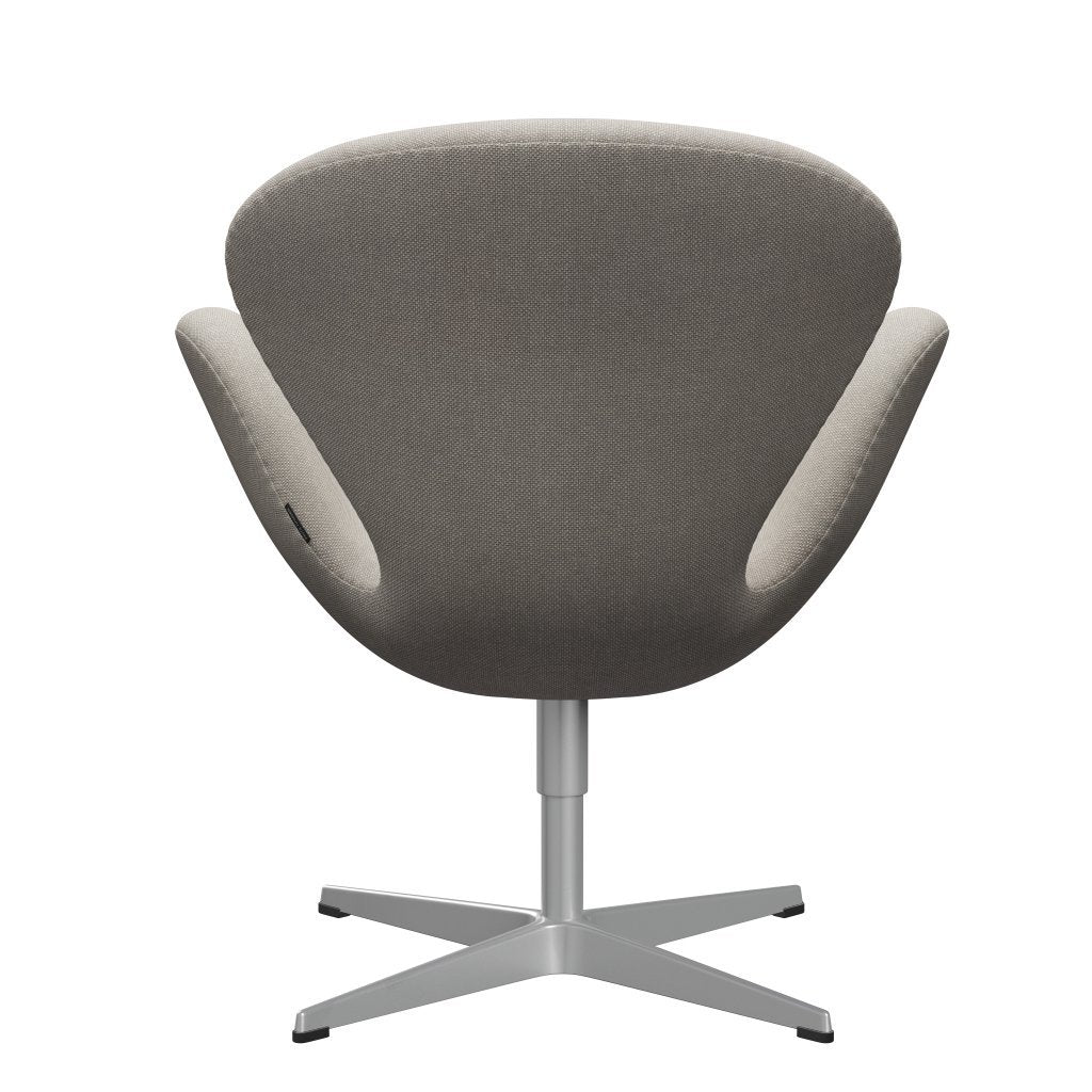 Fritz Hansen Swan Lounge Chair, Silver Grey/Hallingdal Light Grey (103)