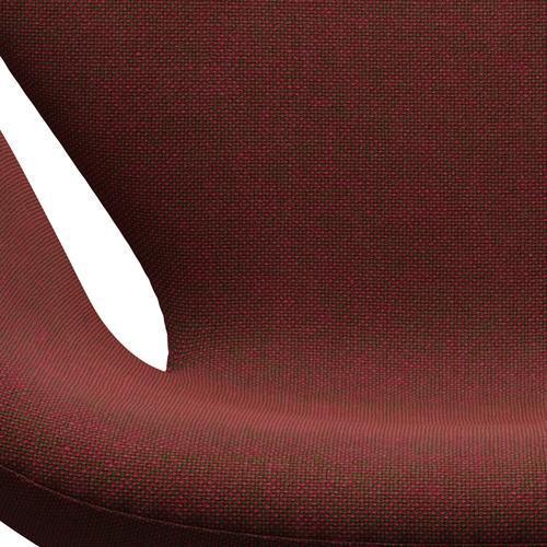 Fritz Hansen Swan Lounge Chair, Silver Grey/Hallingdal Red/Green