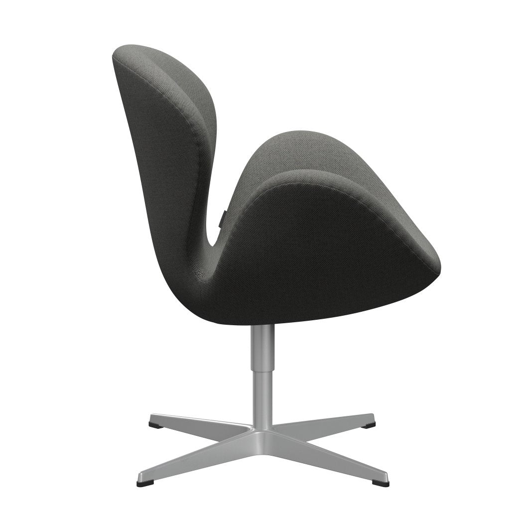 Fritz Hansen Swan Lounge Chair, Silver Grey/Re Wool Taupe/Natural
