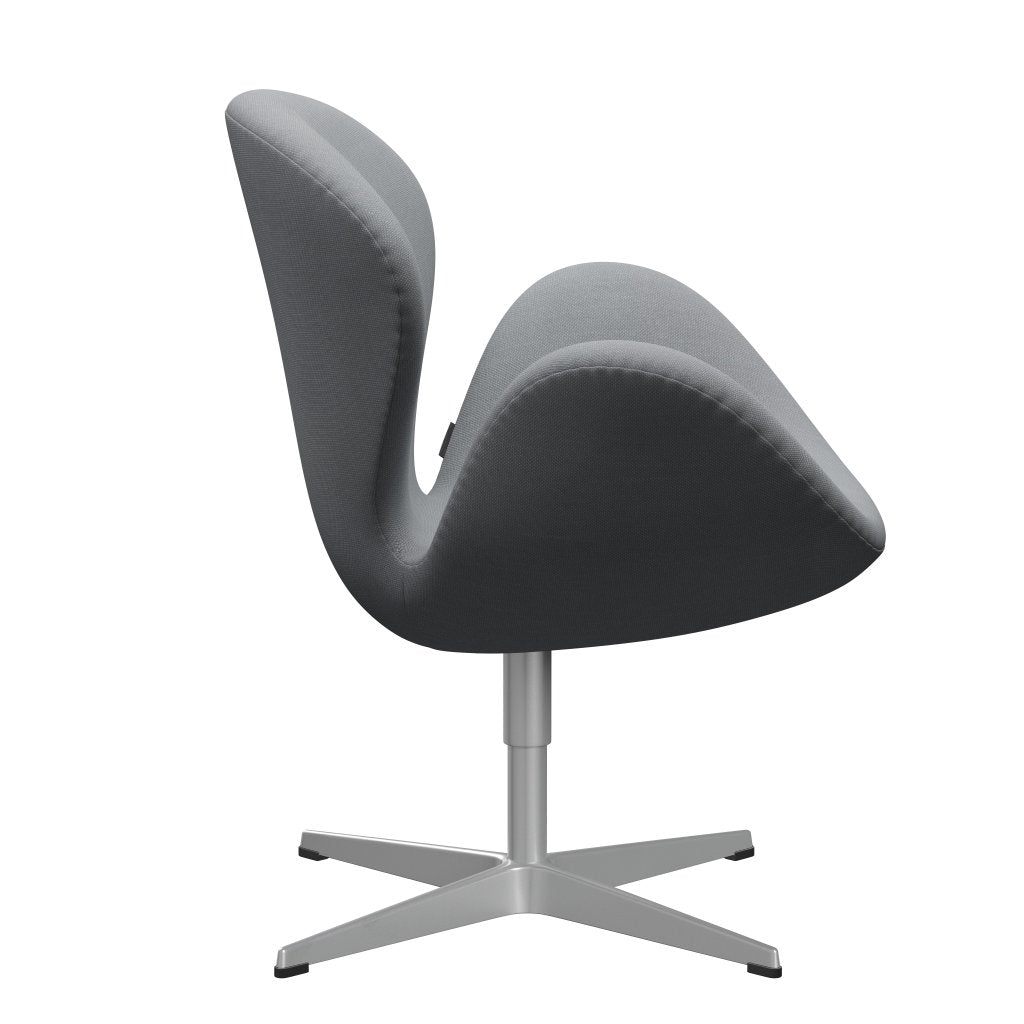 Fritz Hansen Swan Lounge Chair, Silver Grey/Steelcut Light Grey