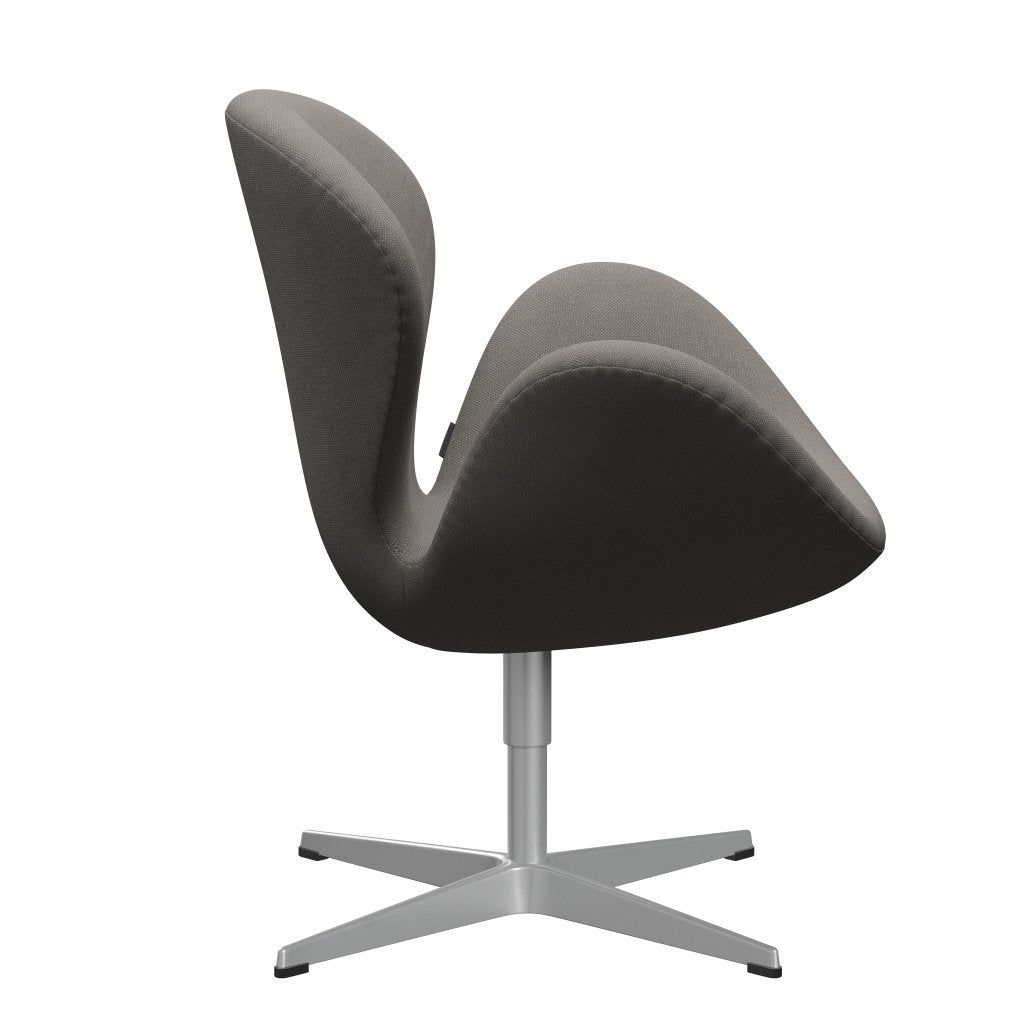 Fritz Hansen Swan Lounge Chair, Silver Grey/Steelcut Medium Grey