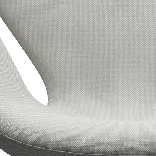 Fritz Hansen Swan Lounge Chair, Silver Grey/Steelcut Trio Delicate Mint Green
