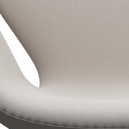 Fritz Hansen Swan Lounge Chair, Silver Grey/Steelcut Wool White