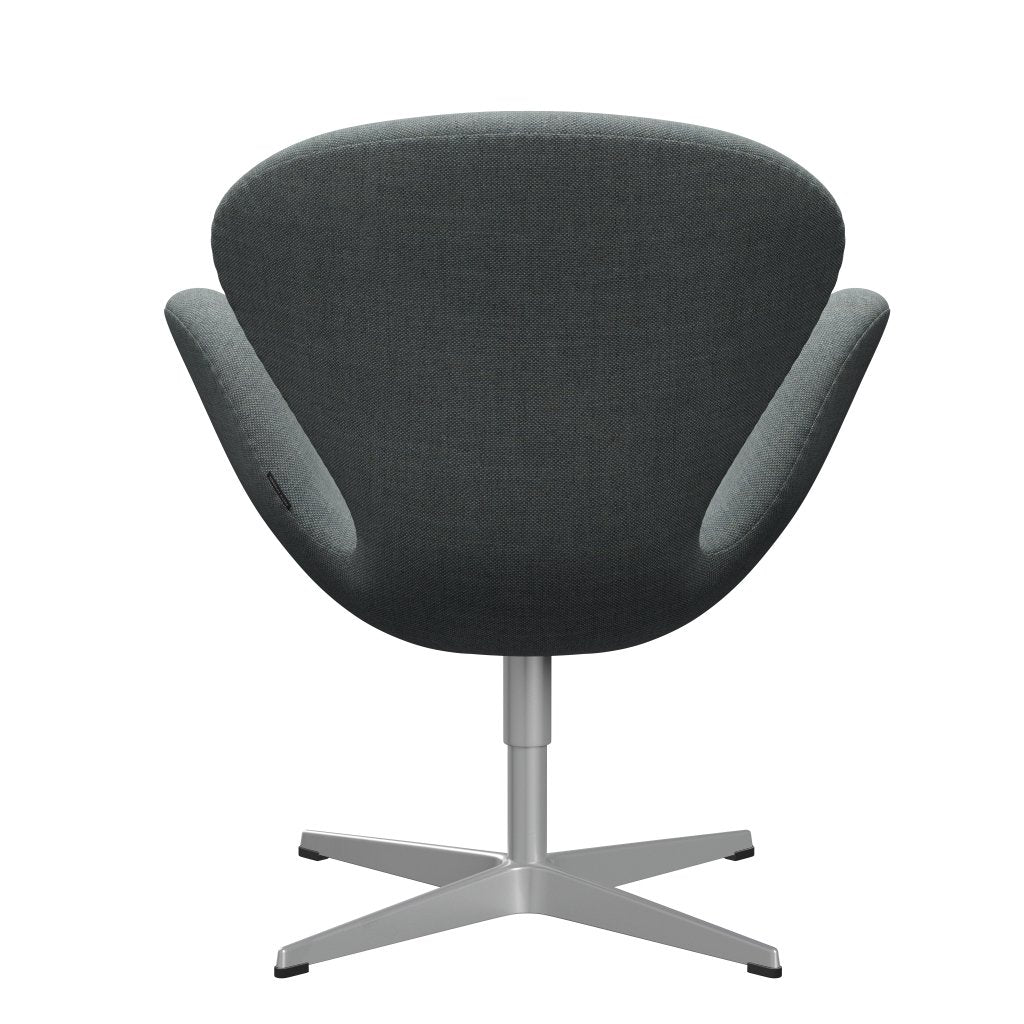 Fritz Hansen Swan Lounge Chair, Silver Grey/Sunniva Grey/Pale Green