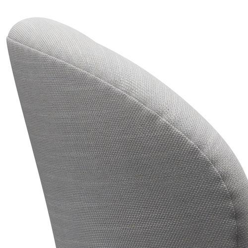 Fritz Hansen Swan Lounge Chair, Silver Grey/Sunniva Natural/Light Grey