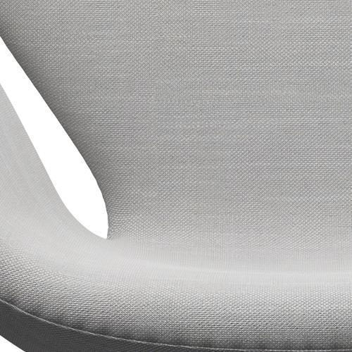 Fritz Hansen Swan Lounge Chair, Silver Grey/Sunniva Natural/Light Grey