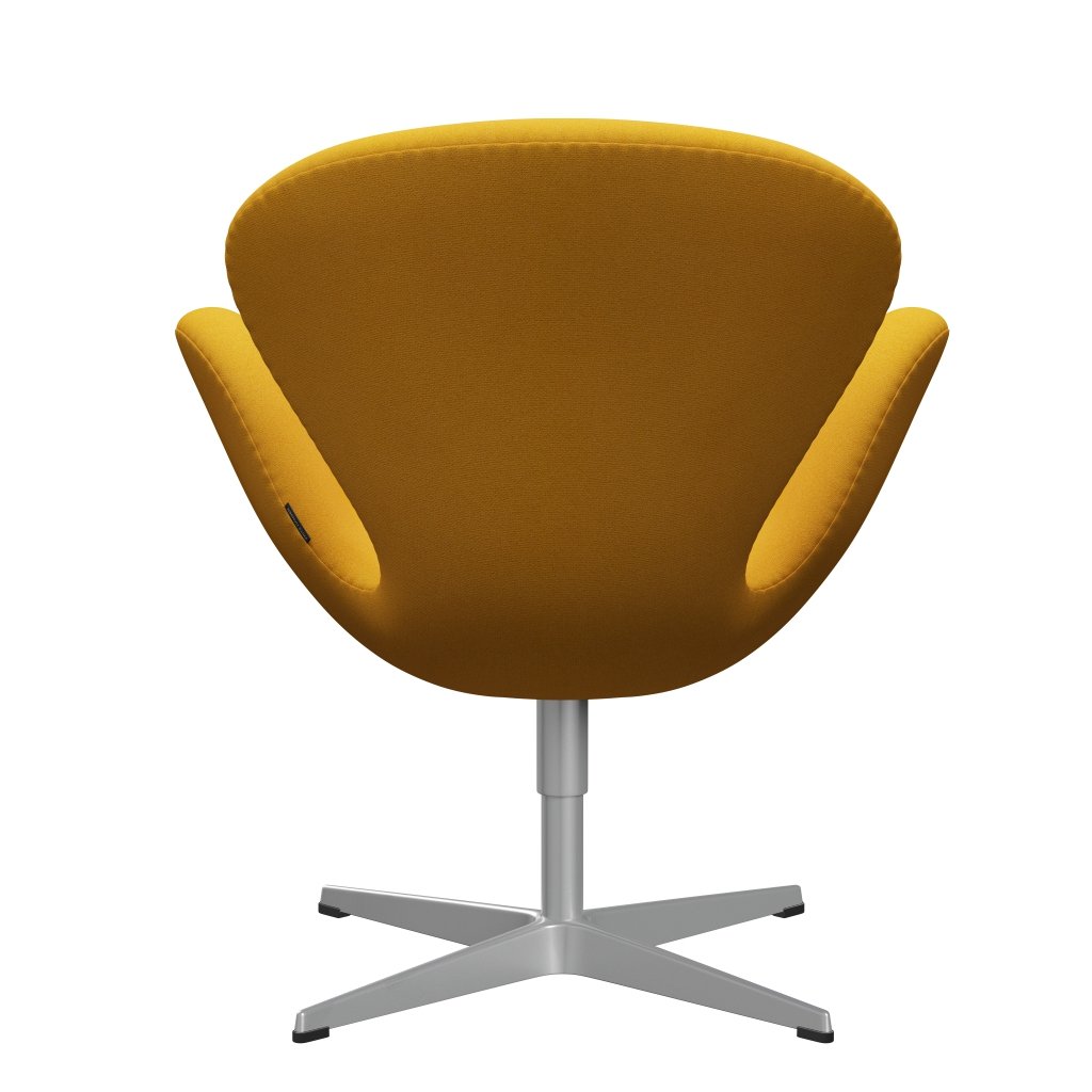 Fritz Hansen Swan Lounge Chair, Silver Grey/Tonus Mustard