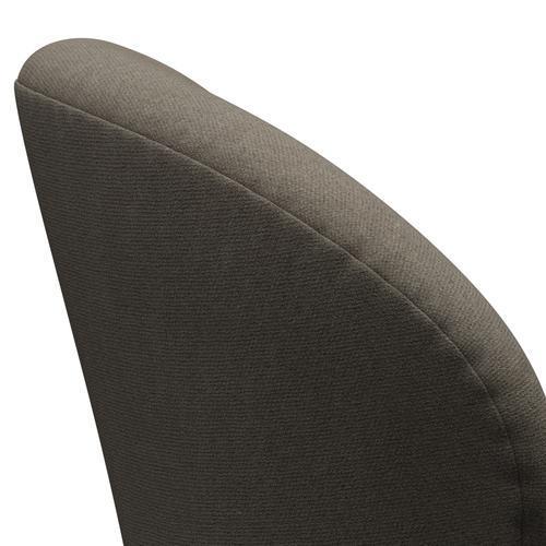 Fritz Hansen Swan Lounge Chair, Silver Grey/Tonus Dusty Brown