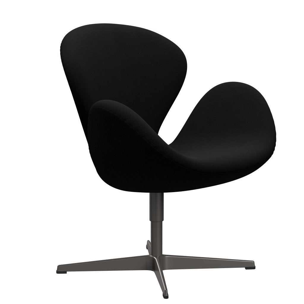 Fritz Hansen Swan Lounge Chair, Warm Graphite/Christianshavn Black Uni