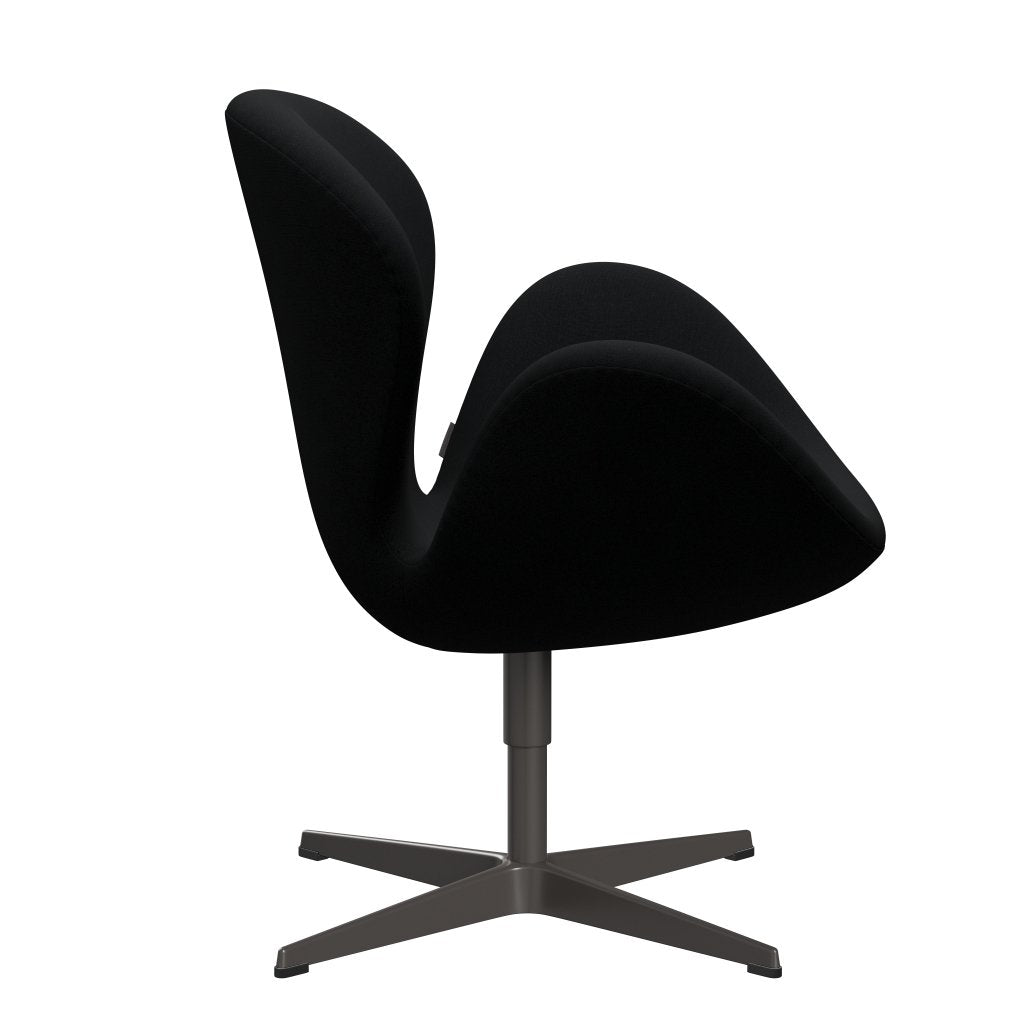 Fritz Hansen Swan Lounge Chair, Warm Graphite/Christianshavn Black Uni