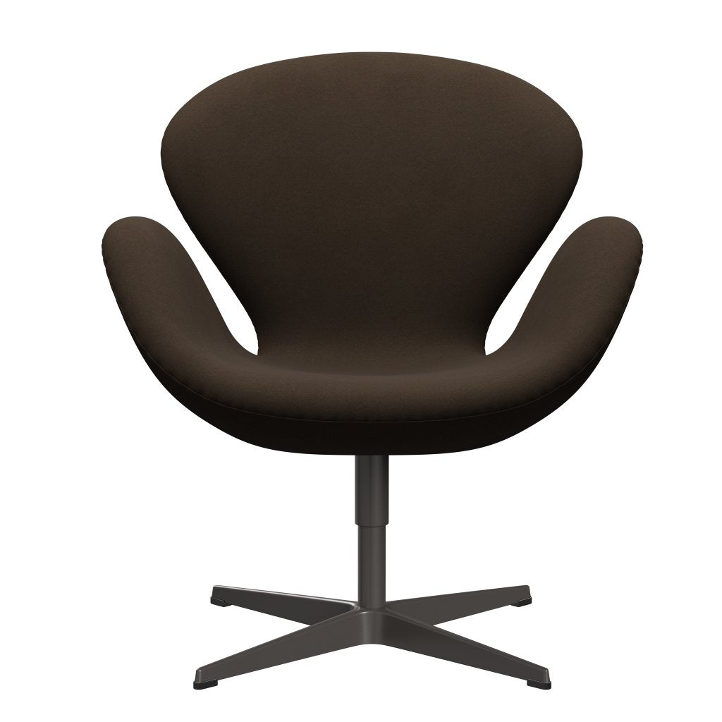Fritz Hansen Swan Lounge Chair, Warm Graphite/Comfort Beige/Sand