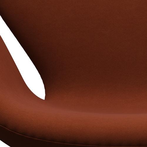 Fritz Hansen Swan Lounge Chair, Warm Graphite/Comfort Dark Red (61018)