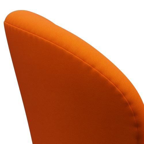 Fritz Hansen Swan Lounge Chair, Warm Graphite/Comfort Yellow/Orange