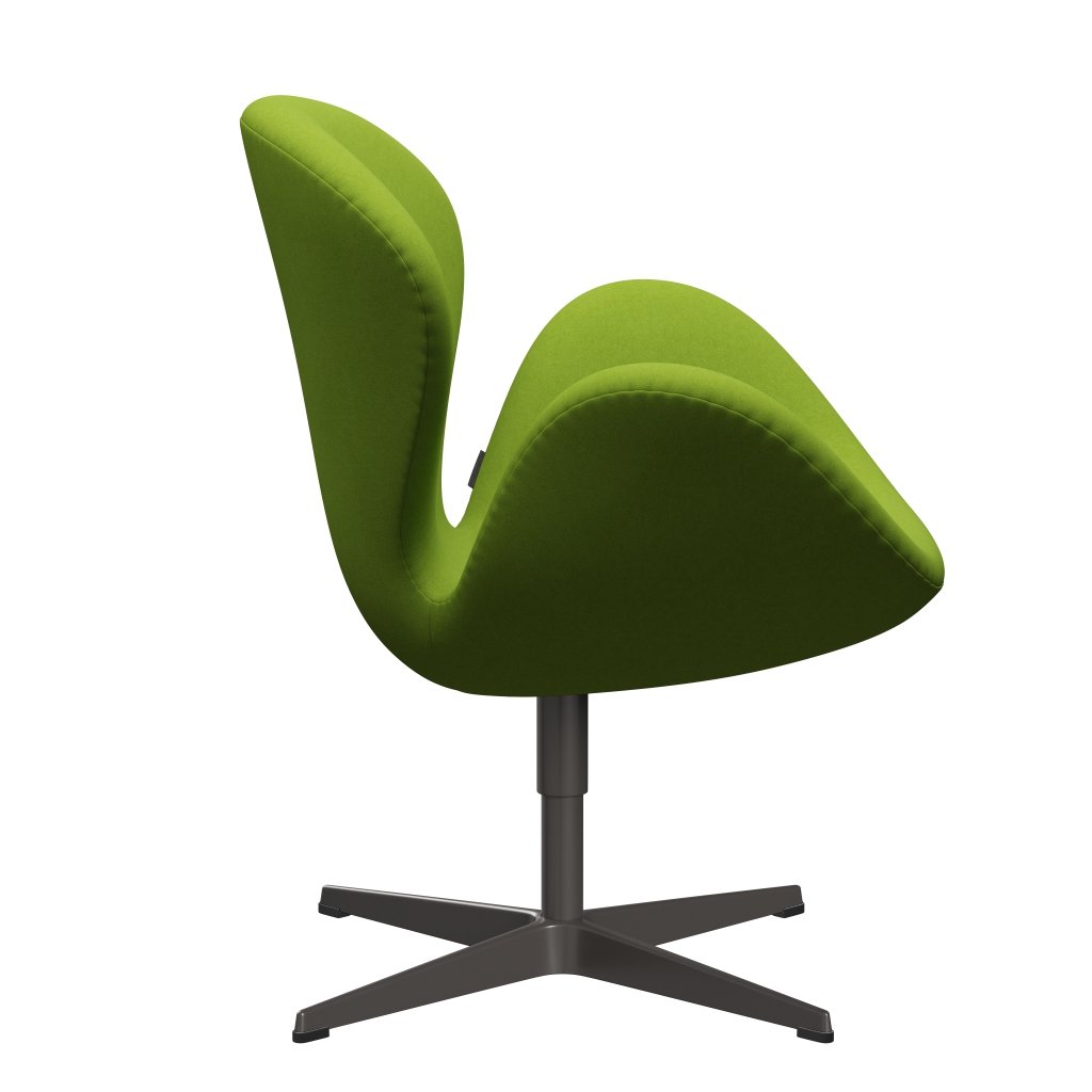 Fritz Hansen Swan Lounge Chair, Warm Graphite/Comfort Green (68011)