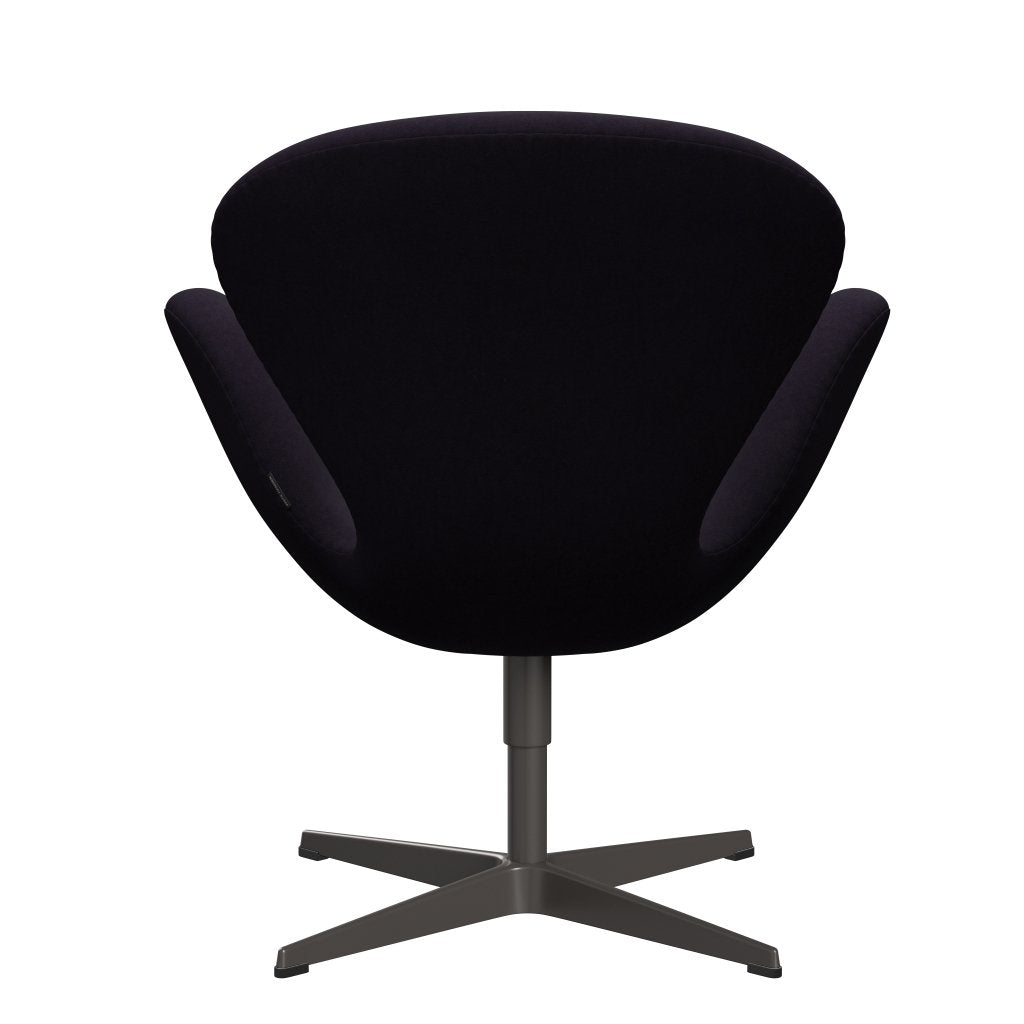 Fritz Hansen Swan Lounge Chair, Warm Graphite/Comfort Violet Red
