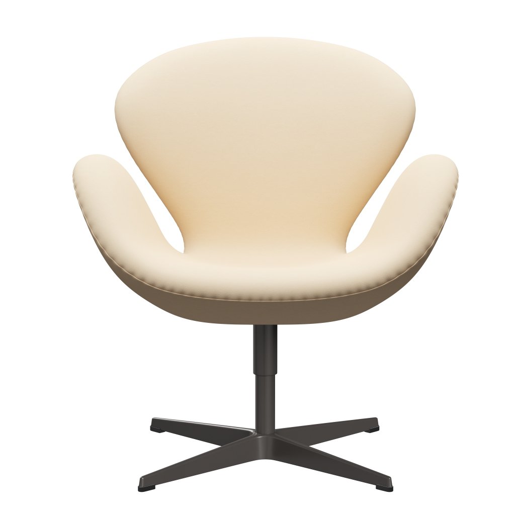 Fritz Hansen Swan Lounge Chair, Warm Graphite/Comfort White/Beige