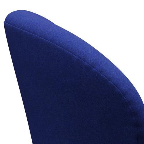 Fritz Hansen Swan Lounge Chair, Warm Graphite/Divina Melange Blue (747)