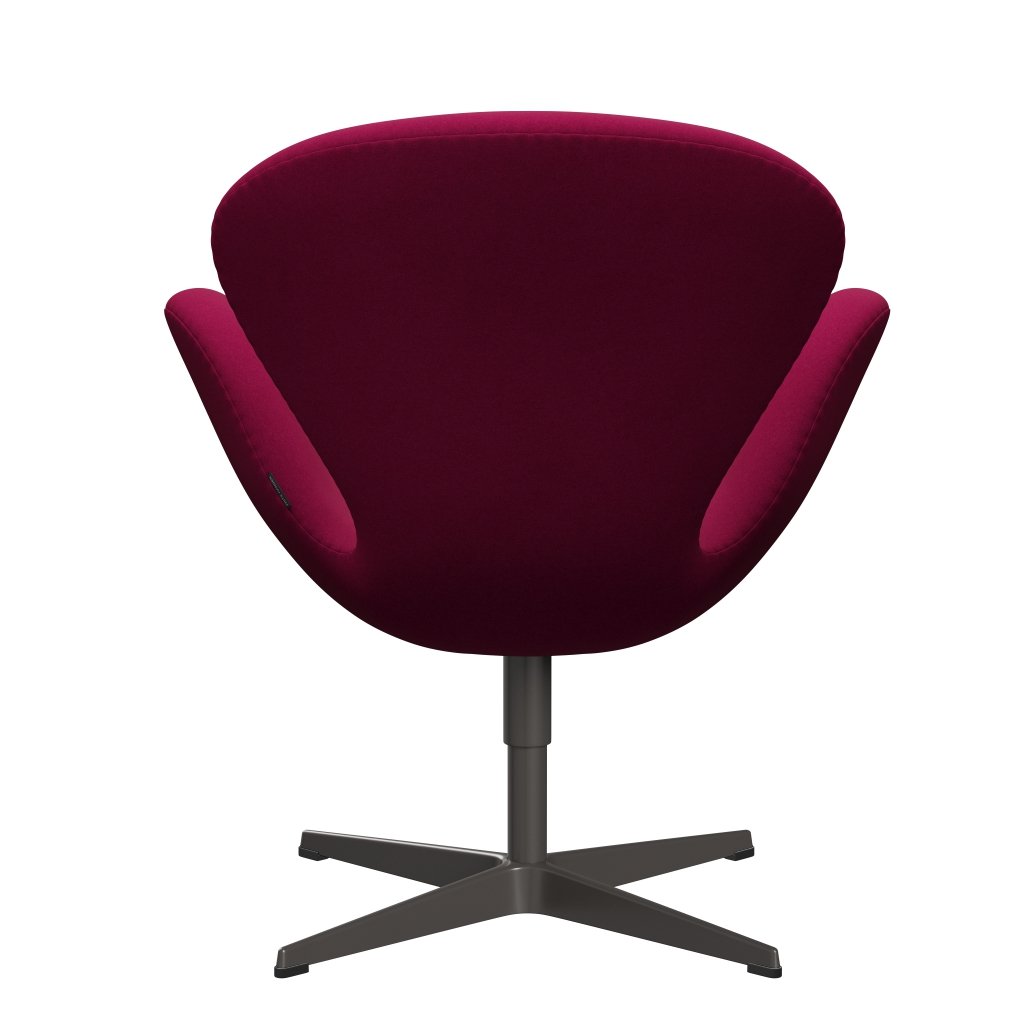 Fritz Hansen Swan Lounge Chair, Warm Graphite/Divina Pink Dark