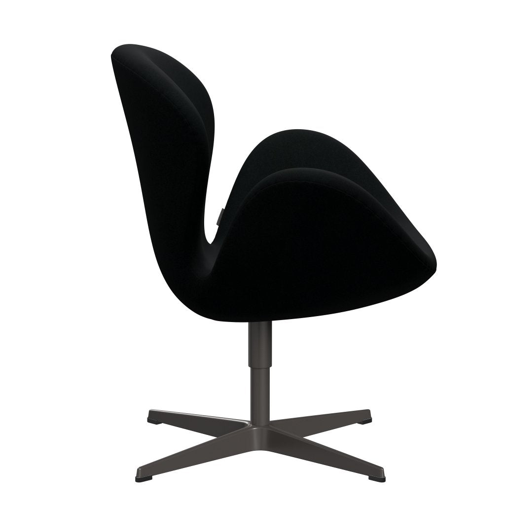 Fritz Hansen Swan Lounge Chair, Warm Graphite/Divina Black