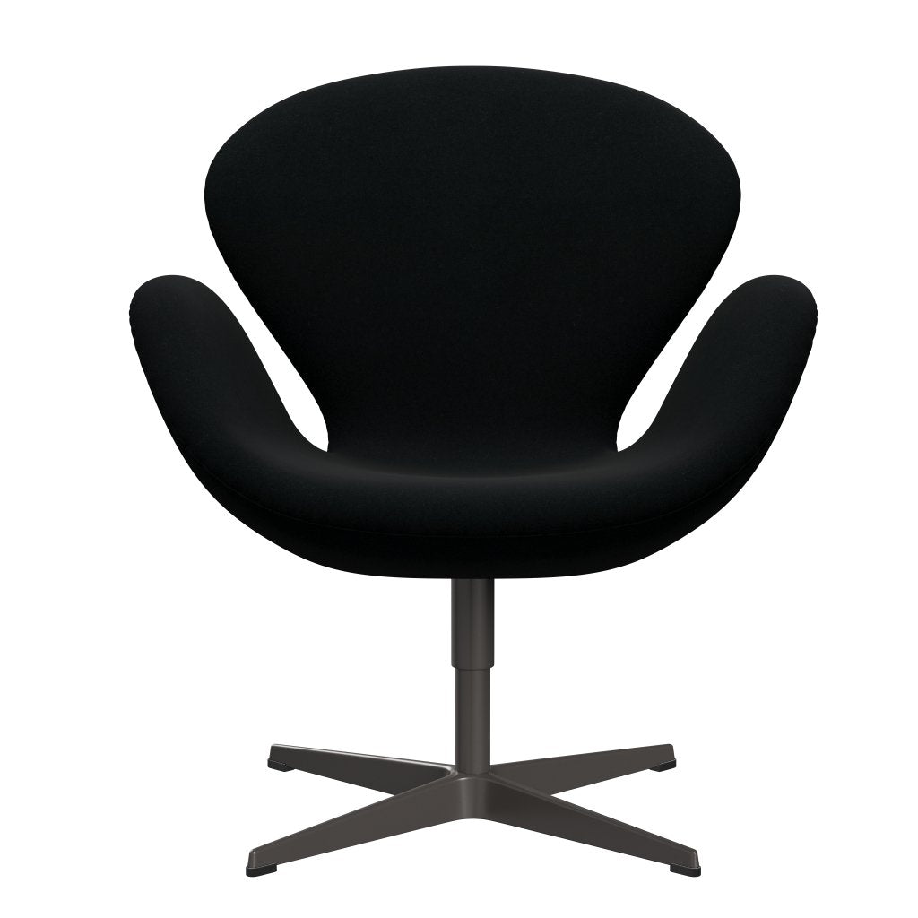 Fritz Hansen Swan Lounge Chair, Warm Graphite/Divina Black