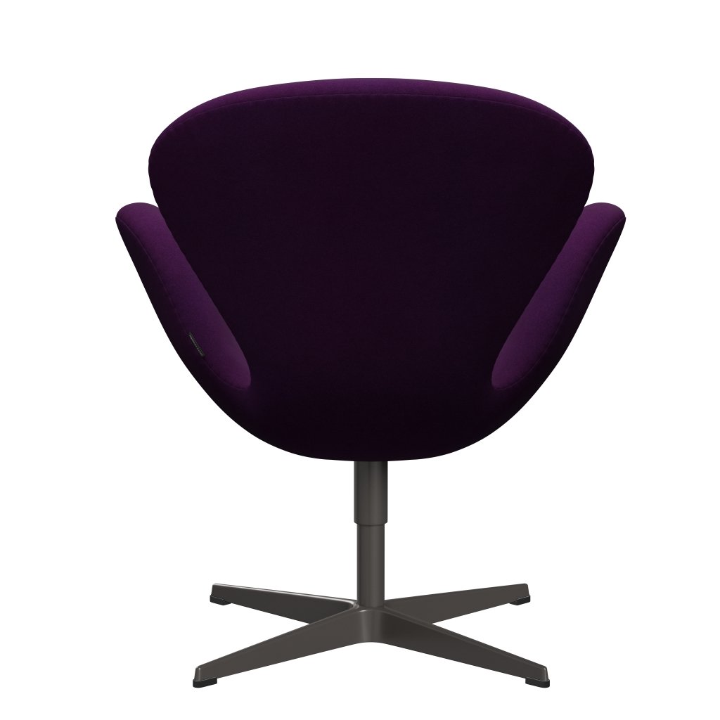 Fritz Hansen Swan Lounge Chair, Warm Graphite/Divina Violet (696)