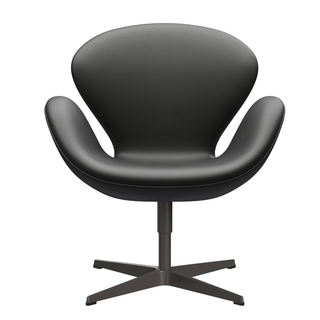 Fritz Hansen Swan Lounge Chair, Warm Graphite/Essential Black