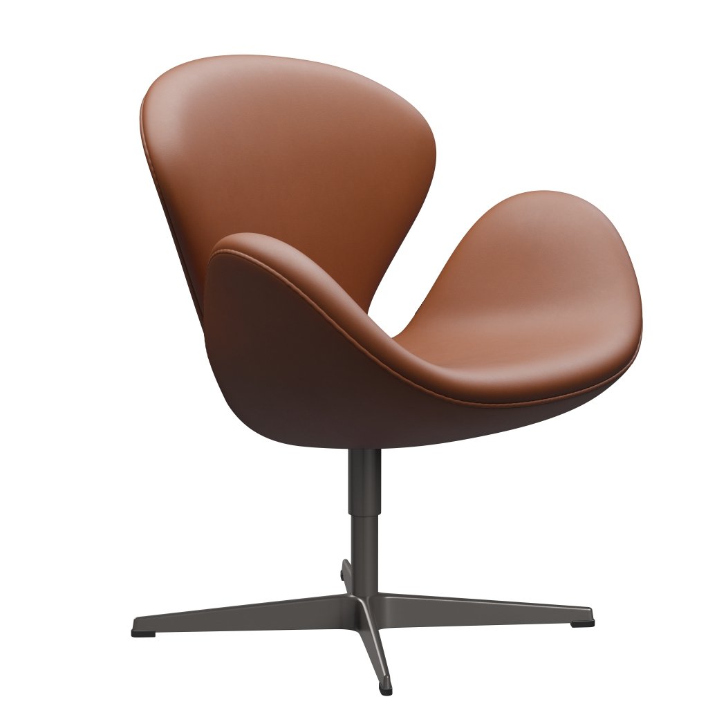 Fritz Hansen Swan Lounge Chair, Warm Graphite/Essential Walnut