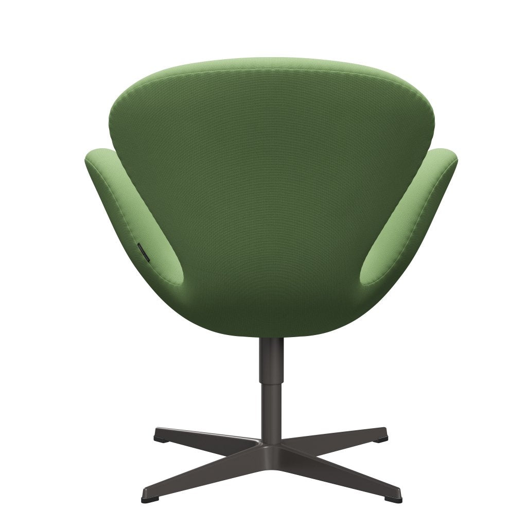 Fritz Hansen Swan Lounge Chair, Warm Graphite/Fame Light Green