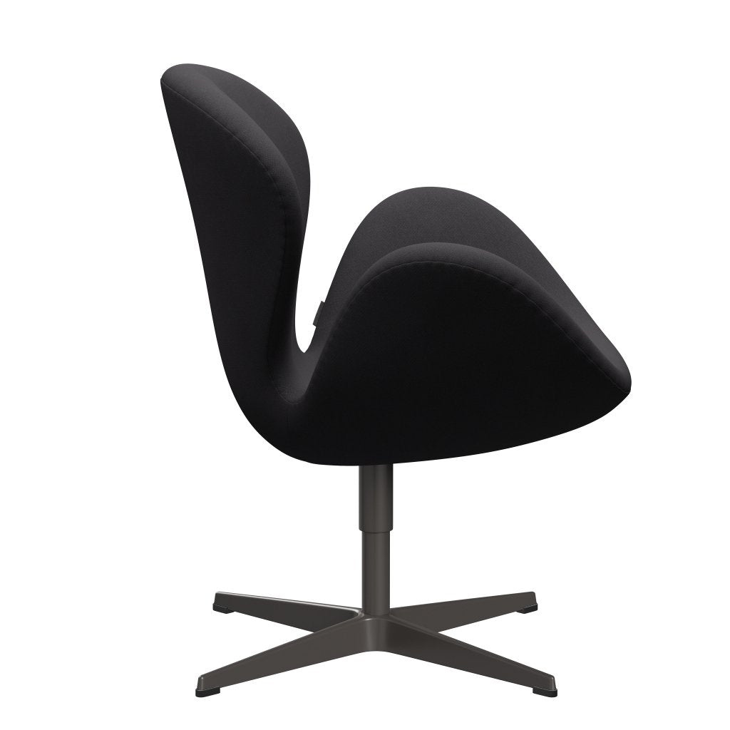 Fritz Hansen Swan Lounge Chair, Warm Graphite/Fiord Black