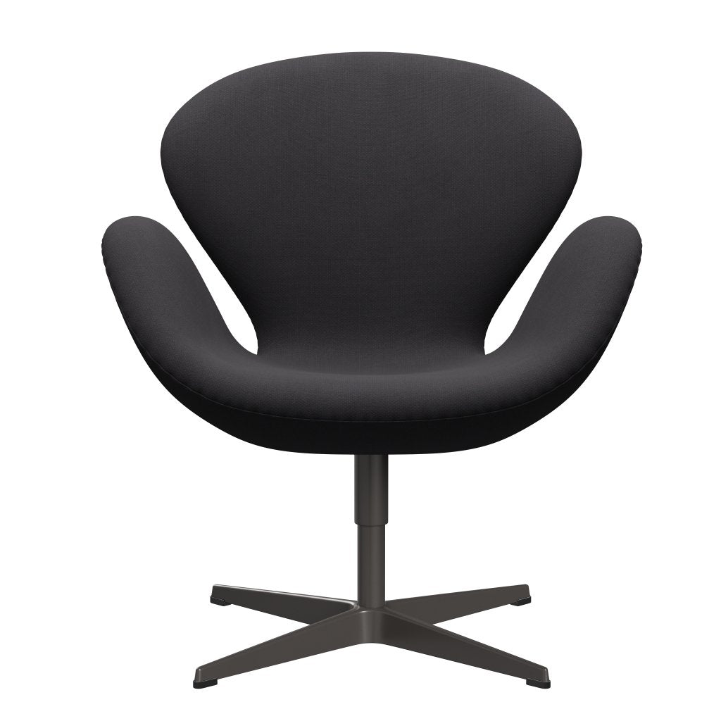 Fritz Hansen Swan Lounge Chair, Warm Graphite/Fiord Black