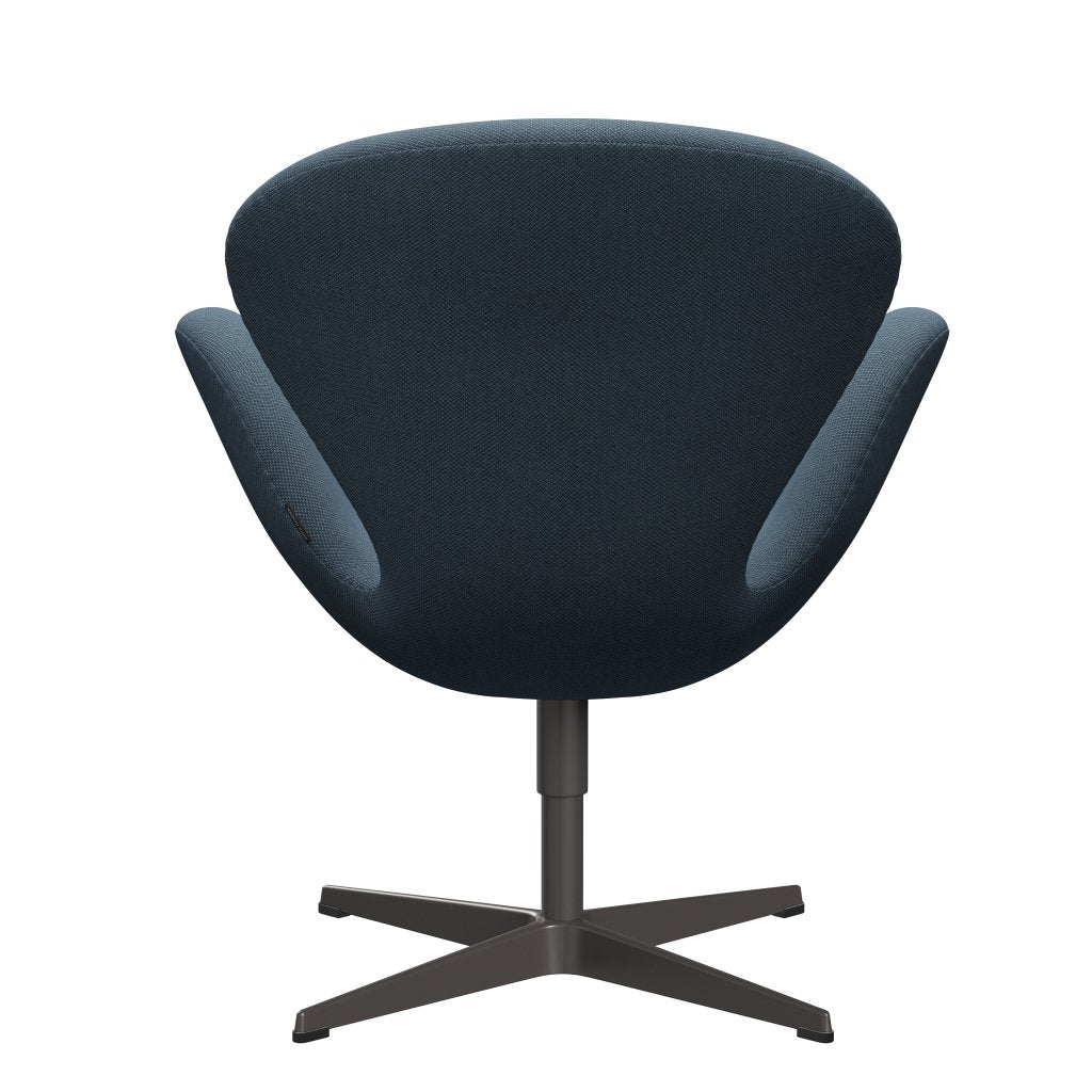 Fritz Hansen Swan Lounge Chair, Warm Graphite/Fiord Stone Blue