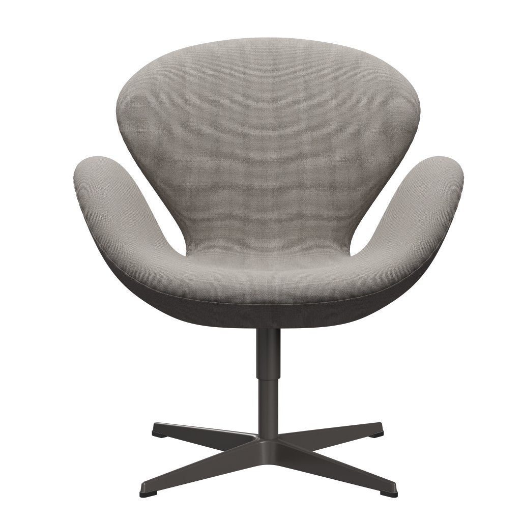 Fritz Hansen Swan Lounge Chair, Warm Graphite/Hallingdal Light Grey (113)