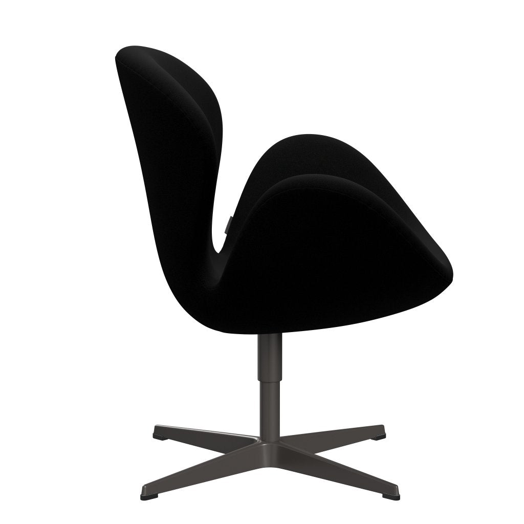 Fritz Hansen Swan Lounge Chair, Warm Graphite/Hallingdal Black