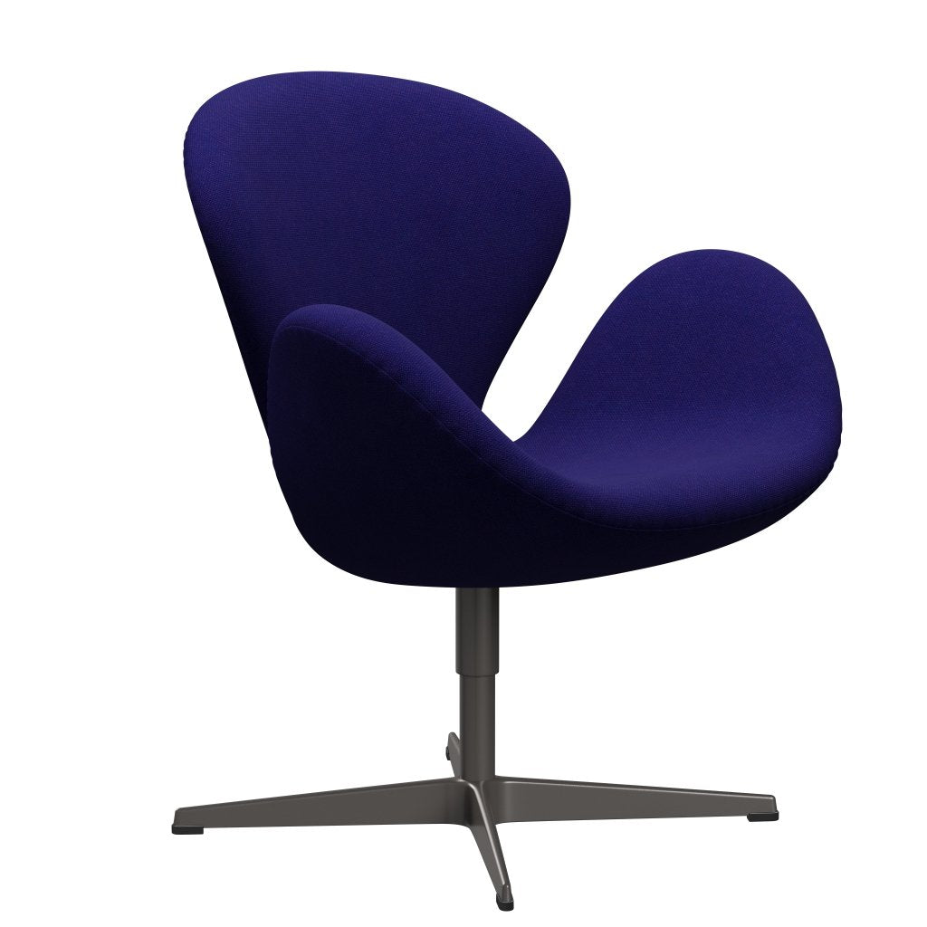 Fritz Hansen Swan Lounge Chair, Warm Graphite/Hallingdal Violet Dark