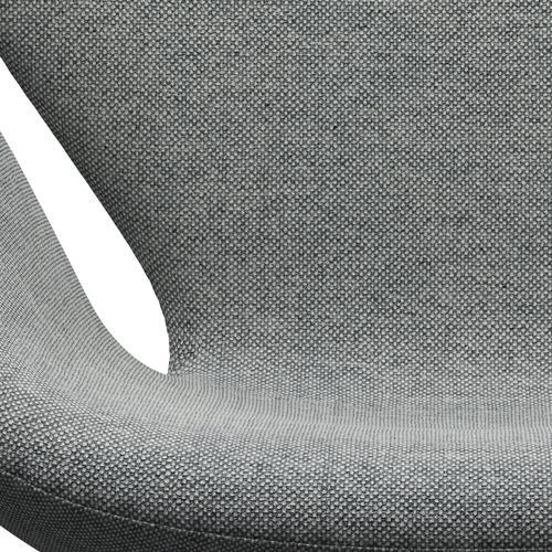 Fritz Hansen Swan Lounge Chair, Warm Graphite/Hallingdal White Grey