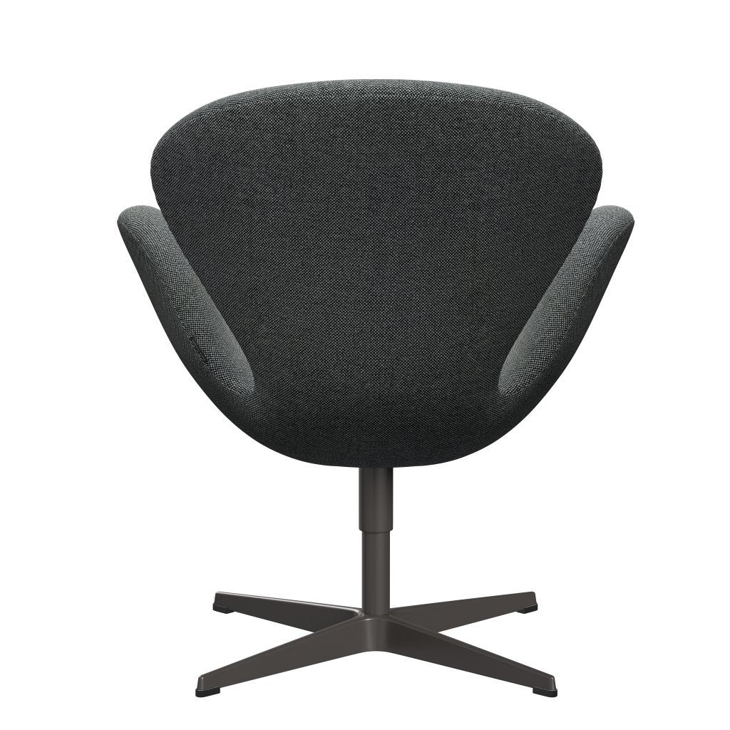 Fritz Hansen Swan Lounge Chair, Warm Graphite/Hallingdal White/Brown