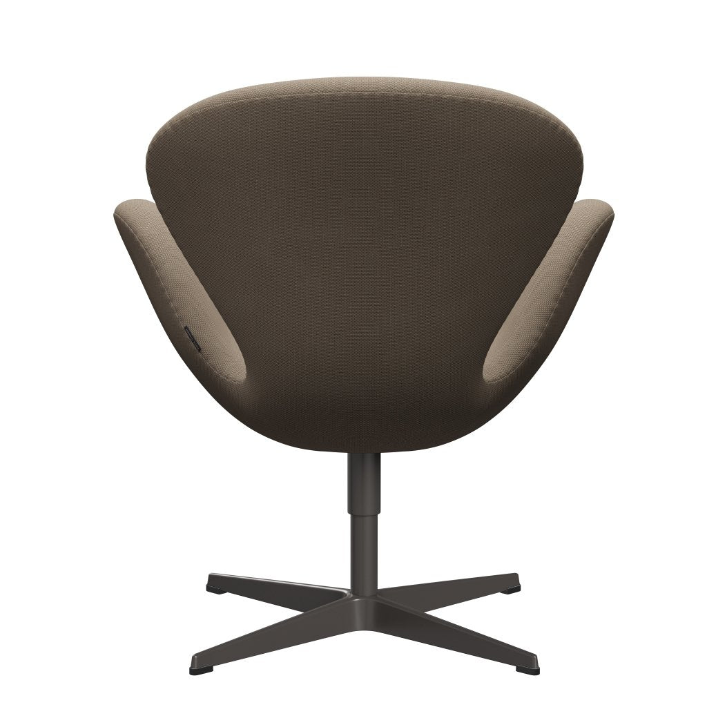 Fritz Hansen Swan Lounge Chair, Warm Graphite/Re Wool Beige/Natural