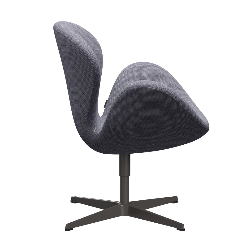 Fritz Hansen Swan Lounge Chair, Warm Graphite/Re Wool Lavender/Natural