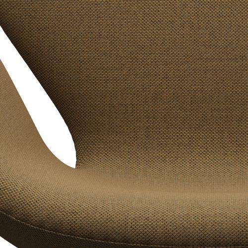 Fritz Hansen Swan Lounge Chair, Warm Graphite/Re Wool Mustard/Natural