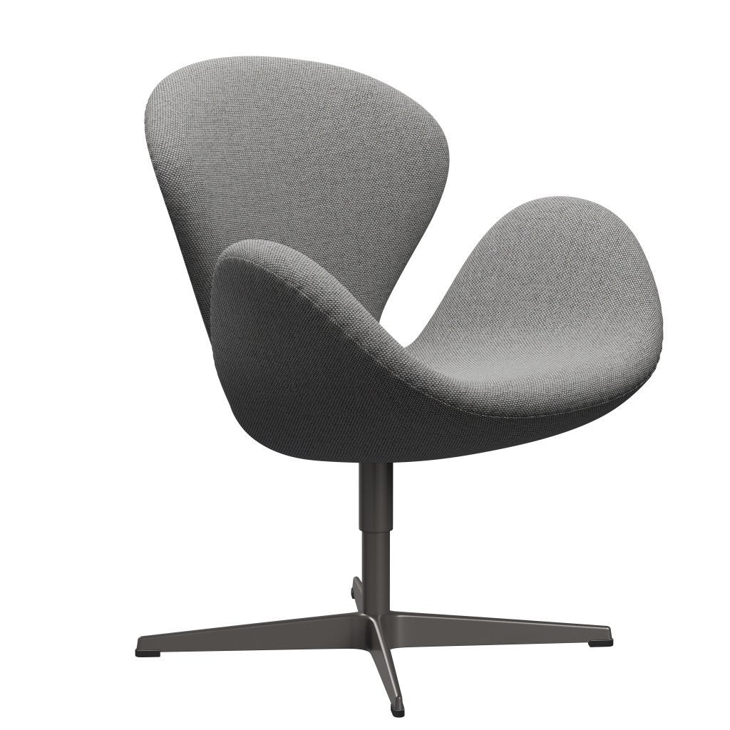 Fritz Hansen Swan Lounge Chair, Warm Graphite/Re Wool Wool White/Natural