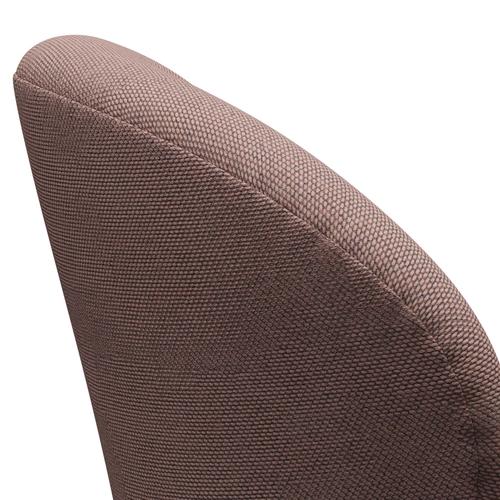 Fritz Hansen Swan Lounge Chair, Warm Graphite/Re Wool Soft Pink/Natural