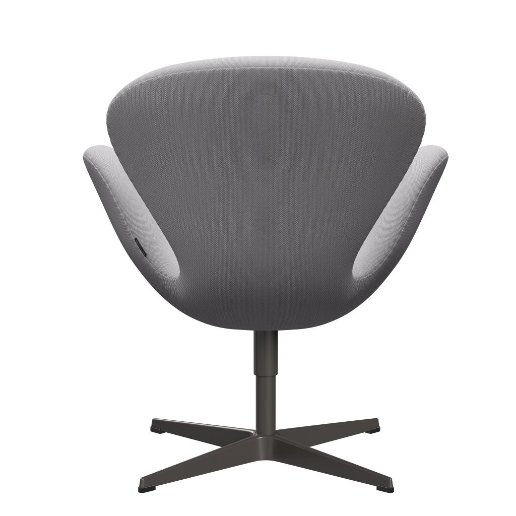 Fritz Hansen Swan Lounge Chair, Warm Graphite/Steelcut Trio White & Light Grey