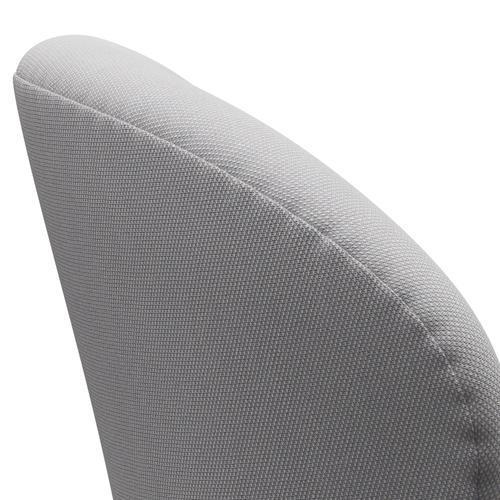 Fritz Hansen Swan Lounge Chair, Warm Graphite/Steelcut Trio White & Light Grey