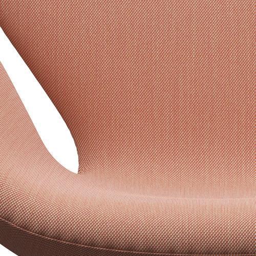 Fritz Hansen Swan Lounge Chair, Warm Graphite/Steelcut Trio White & Red